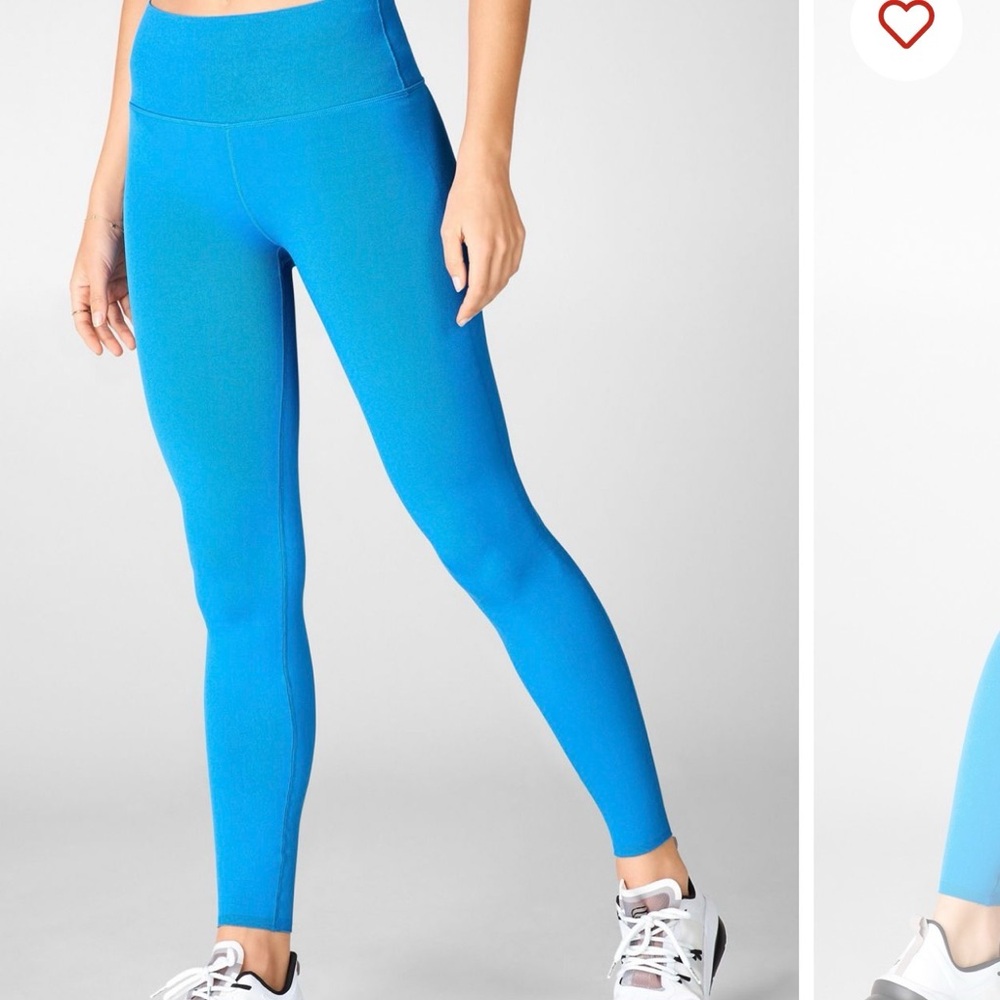 Fabletics SculptKnit Royal Blue High-Waisted Leggings Size XS
